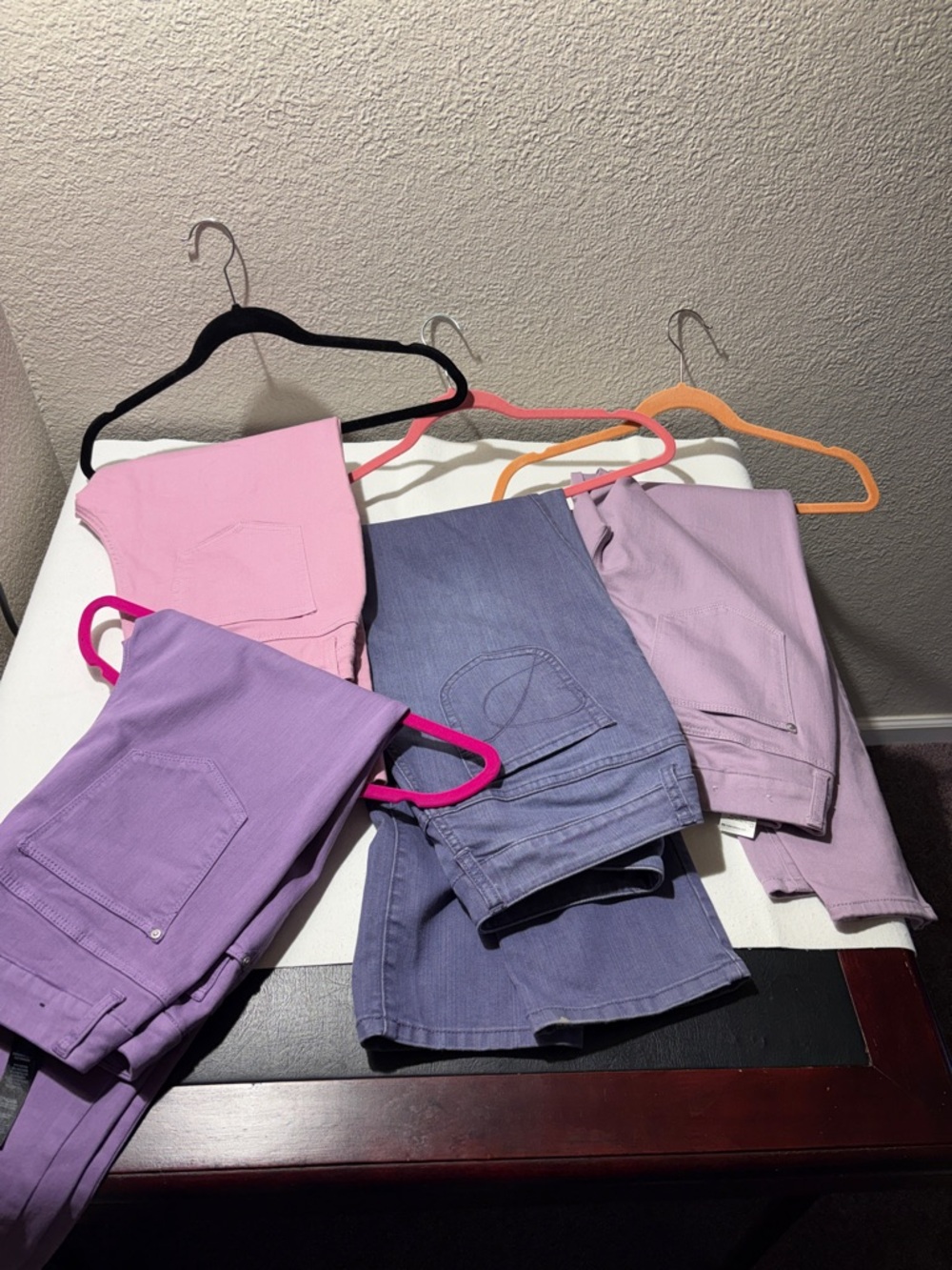 Chico's Pastel Mix Casual Pants - Lavender, Purple, Pink, Blue - Picture 3 of 3